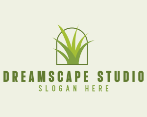 Eco Green Grass logo design