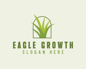 Eco Green Grass logo design