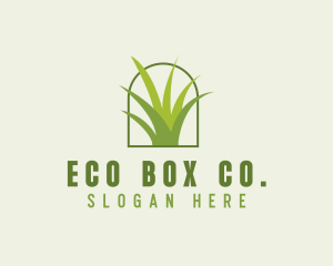 Eco Green Grass logo design