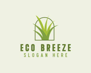 Eco Green Grass logo design