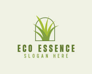 Eco Green Grass logo design