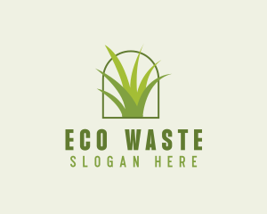 Eco Green Grass logo design