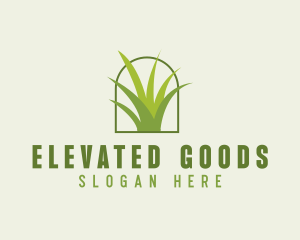 Eco Green Grass logo design