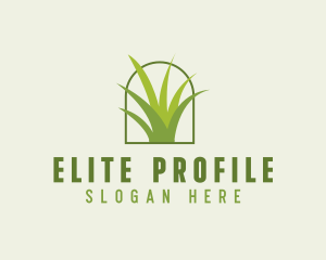 Eco Green Grass logo design