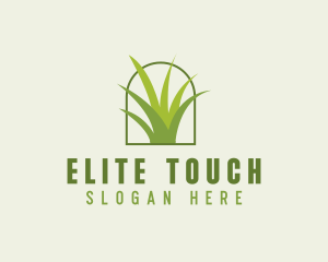 Eco Green Grass logo design