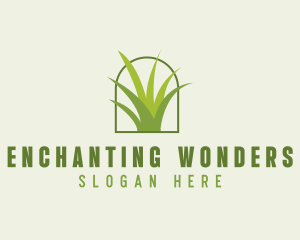 Eco Green Grass logo design