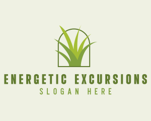 Eco Green Grass logo design