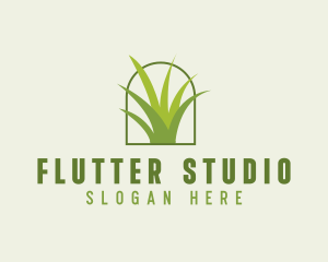 Eco Green Grass logo design