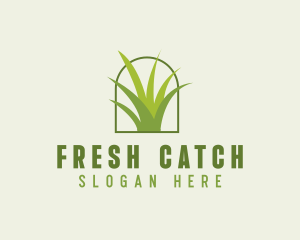 Eco Green Grass logo design