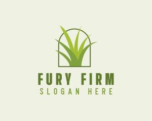 Eco Green Grass logo design