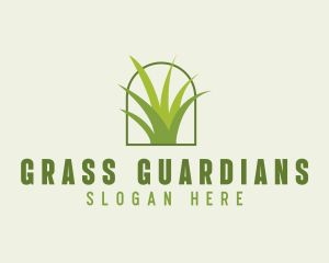 Eco Green Grass logo design