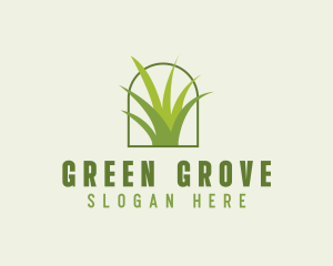 Eco Green Grass logo design