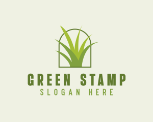 Eco Green Grass logo design