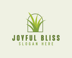 Eco Green Grass logo design