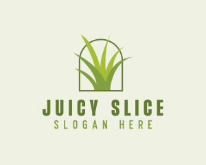 Eco Green Grass logo design