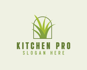 Eco Green Grass logo design