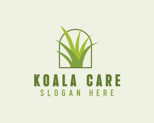 Eco Green Grass logo design