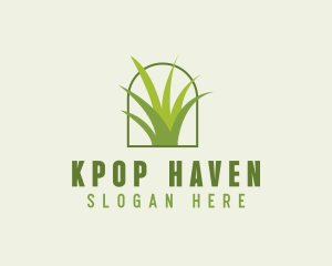 Eco Green Grass logo design