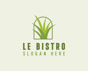 Eco Green Grass logo design