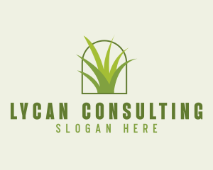 Eco Green Grass logo design