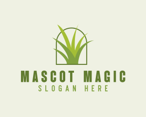 Eco Green Grass logo design