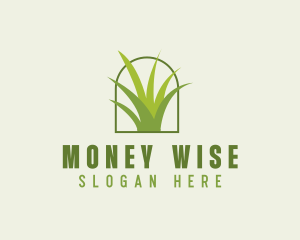 Eco Green Grass logo design