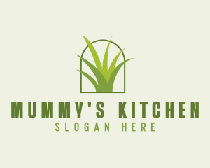 Eco Green Grass logo design