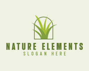 Eco Green Grass logo design