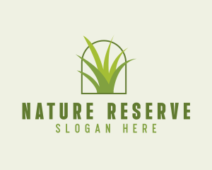 Eco Green Grass logo design