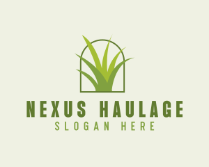 Eco Green Grass logo design