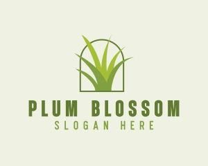 Eco Green Grass logo design