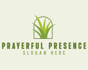 Eco Green Grass logo design