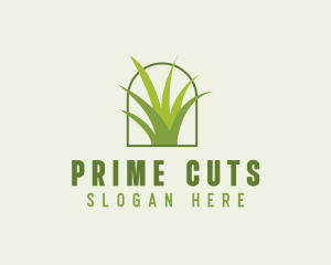 Eco Green Grass logo design