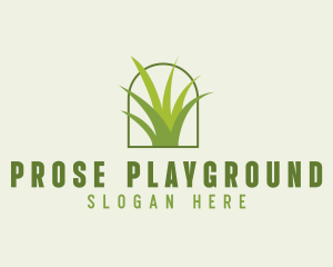 Eco Green Grass logo design