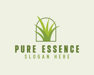 Eco Green Grass logo design