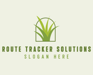 Eco Green Grass logo design