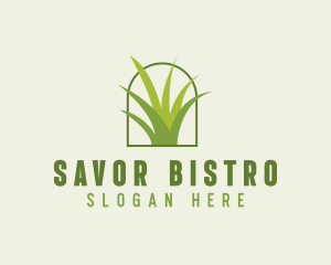 Eco Green Grass logo design