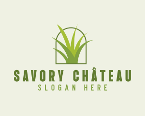 Eco Green Grass logo design