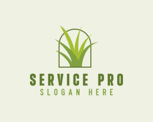 Eco Green Grass logo design