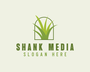 Eco Green Grass logo design