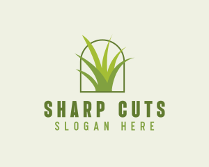 Eco Green Grass logo design