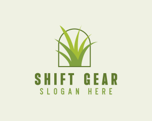 Eco Green Grass logo design