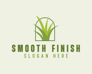 Eco Green Grass logo design