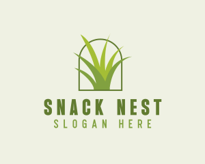 Eco Green Grass logo design