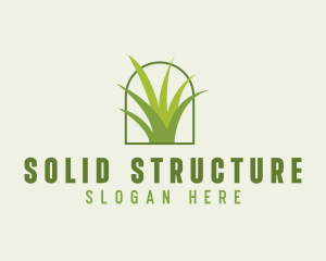 Eco Green Grass logo design