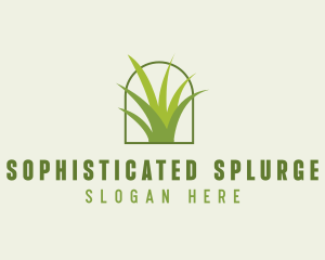 Eco Green Grass logo design