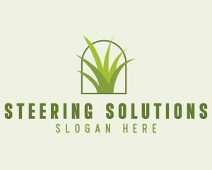 Eco Green Grass logo design