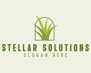 Eco Green Grass logo design