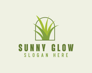 Eco Green Grass logo design