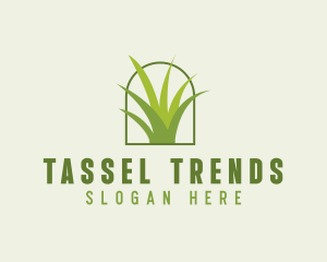 Eco Green Grass logo design